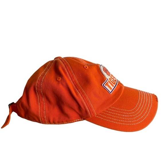 NCAA Clemson Tigers Collegiate Headwear Hat Adjustable Orange Hat. - Picture 4 of 7